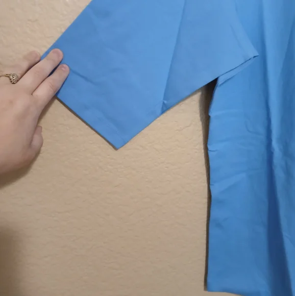 Denim & Co. Essentials Blue Top - Picture 5 of 5